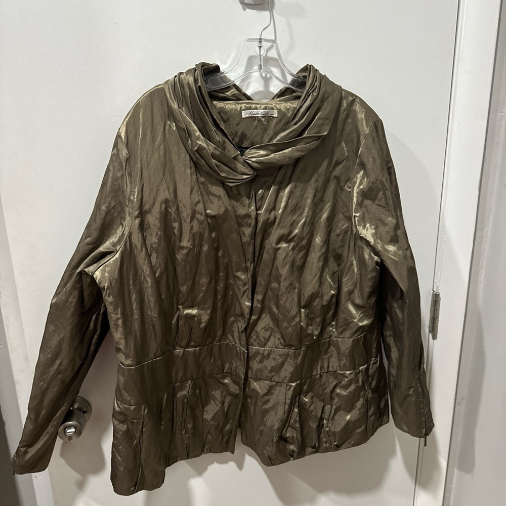 Kenneth Cole metallic ladies jacket